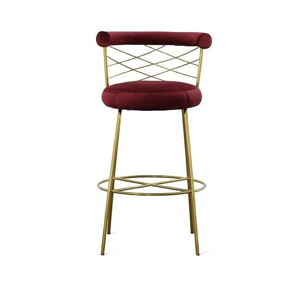 Glam Velvet Barstool - Image 2