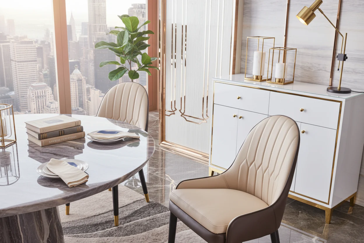 Glamour Edge Dining Chair - Image 4