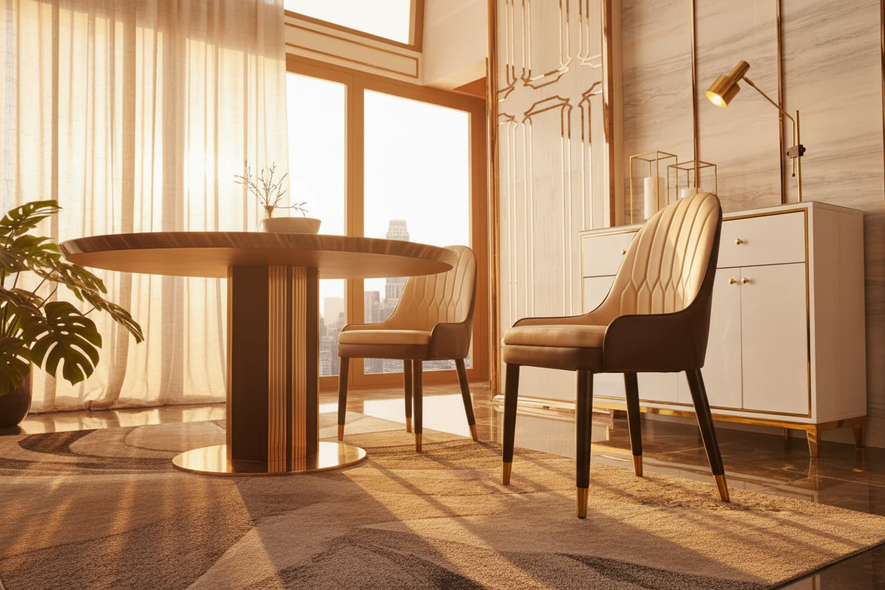 Glamour Edge Dining Chair - Image 7