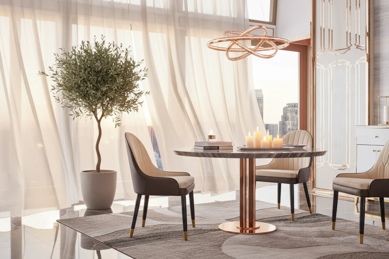 Glamour Edge Dining Chair - Image 8