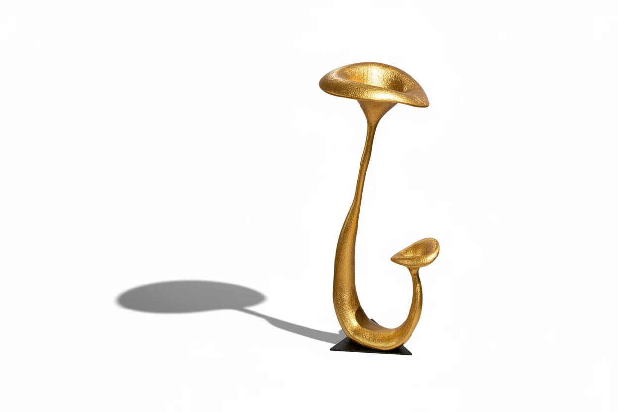 Golden Mushroom Floor Lamp - Image 11