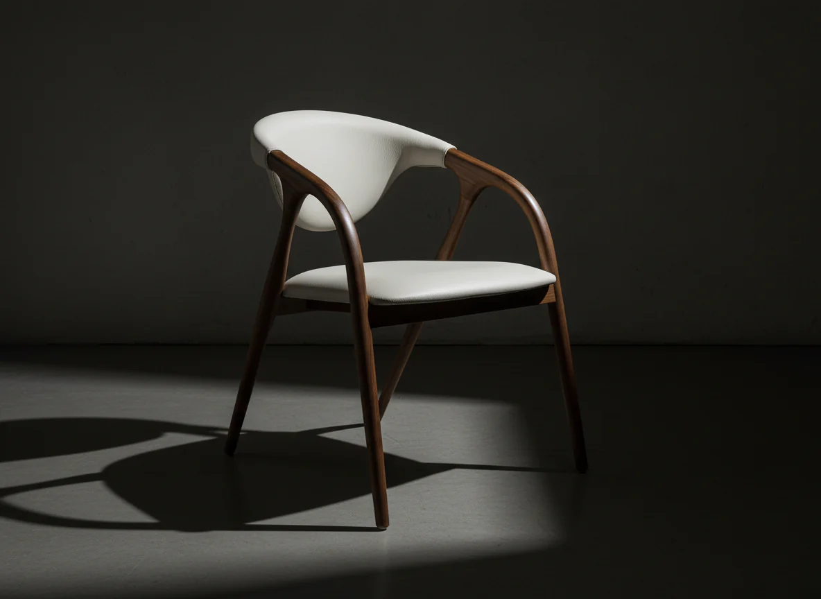 Graceful Curve Dining Chair - Image 2