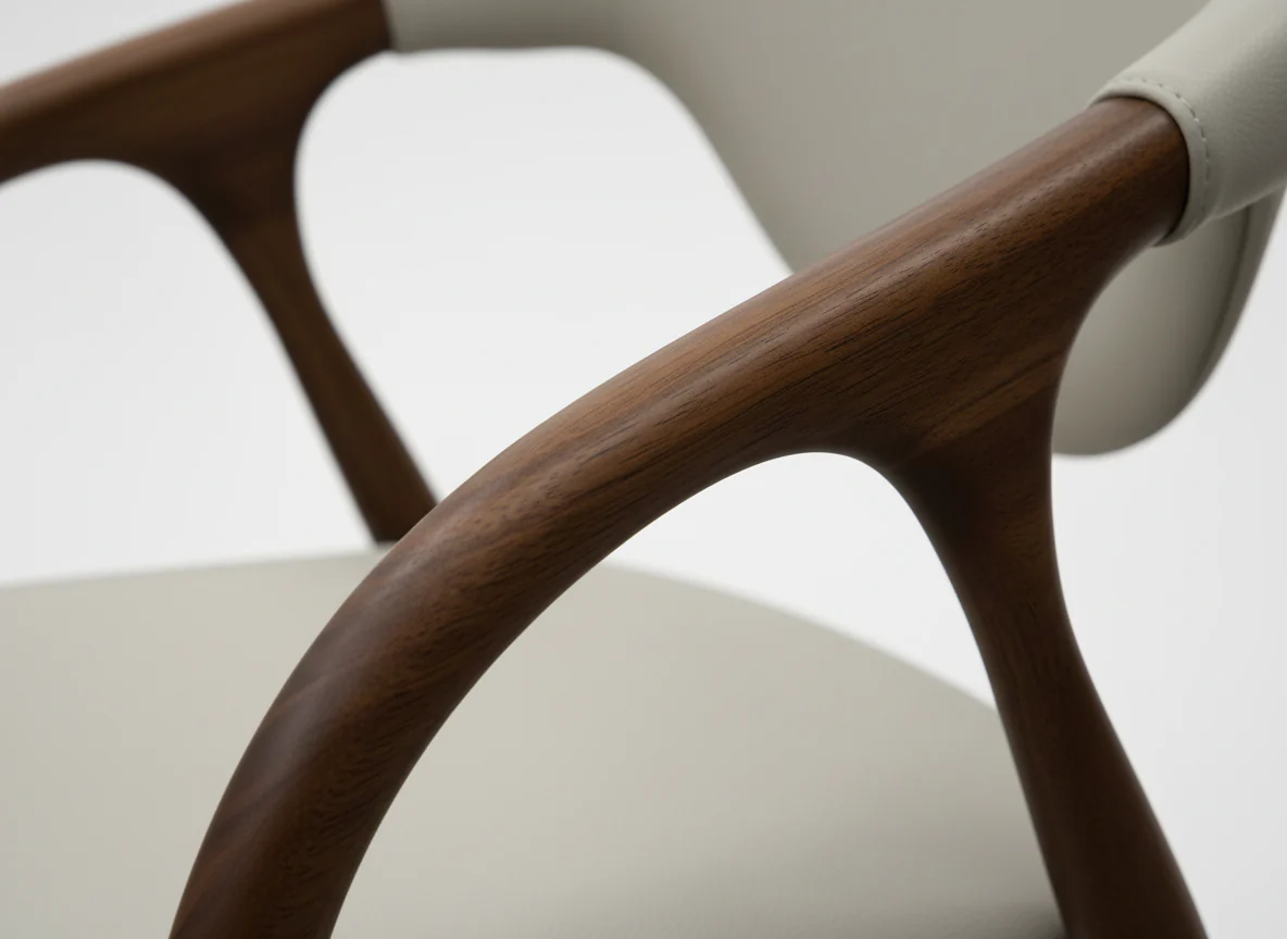 Graceful Curve Dining Chair - Image 4