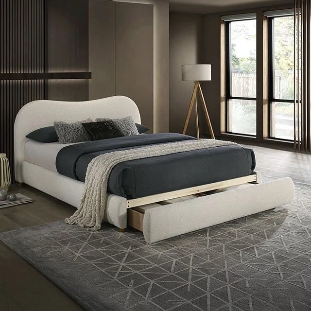 Grimsby Contemporary Fabric Storage Bed - Image 12