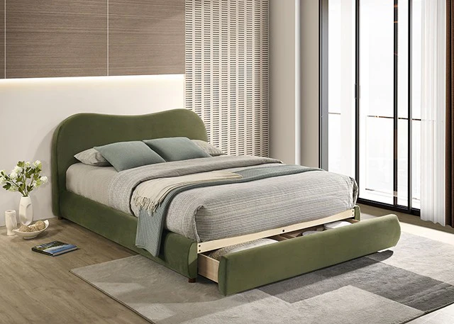 Grimsby Contemporary Fabric Storage Bed - Image 4
