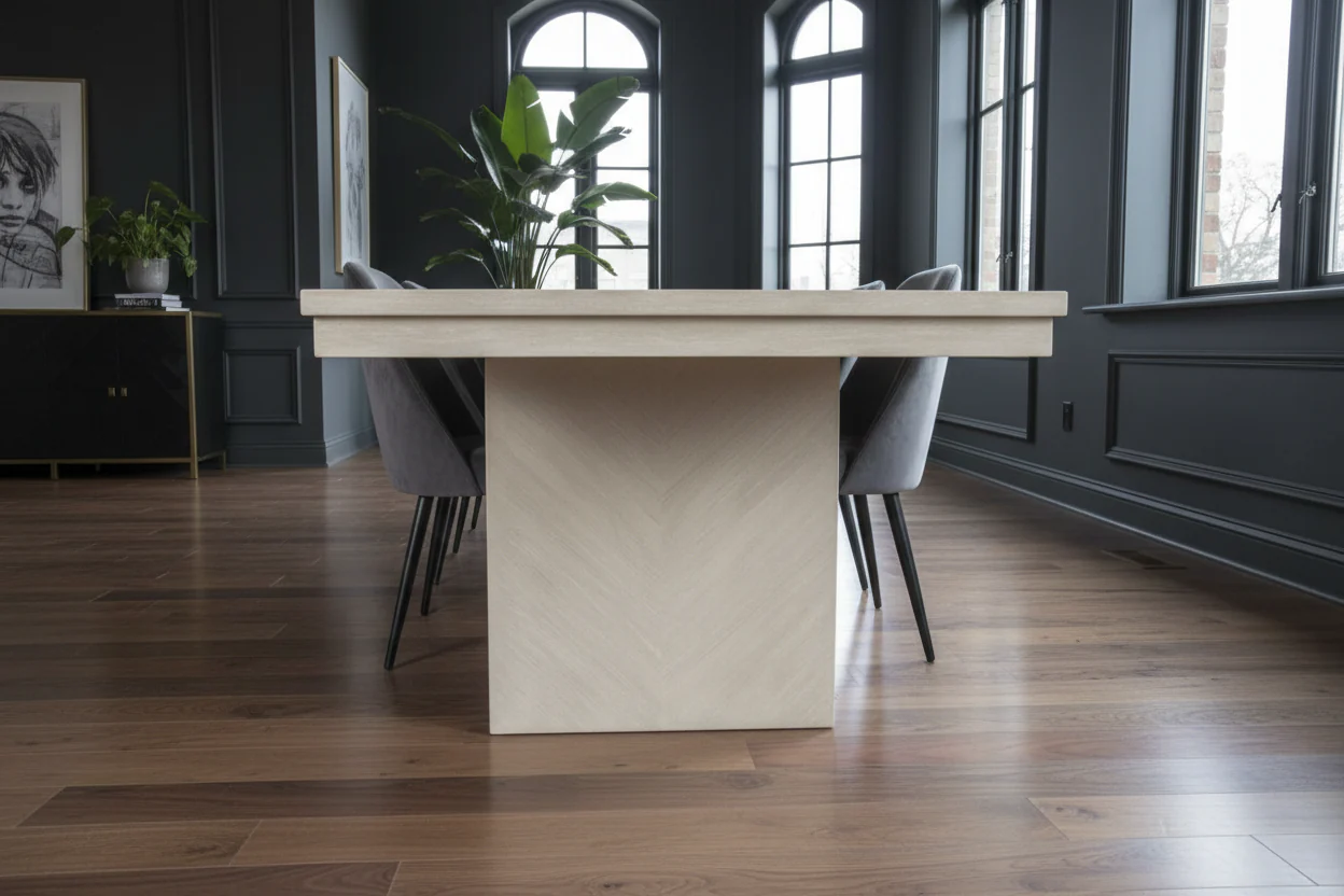 Hagerman Modern Extendable 6PC Dining Table - Image 8