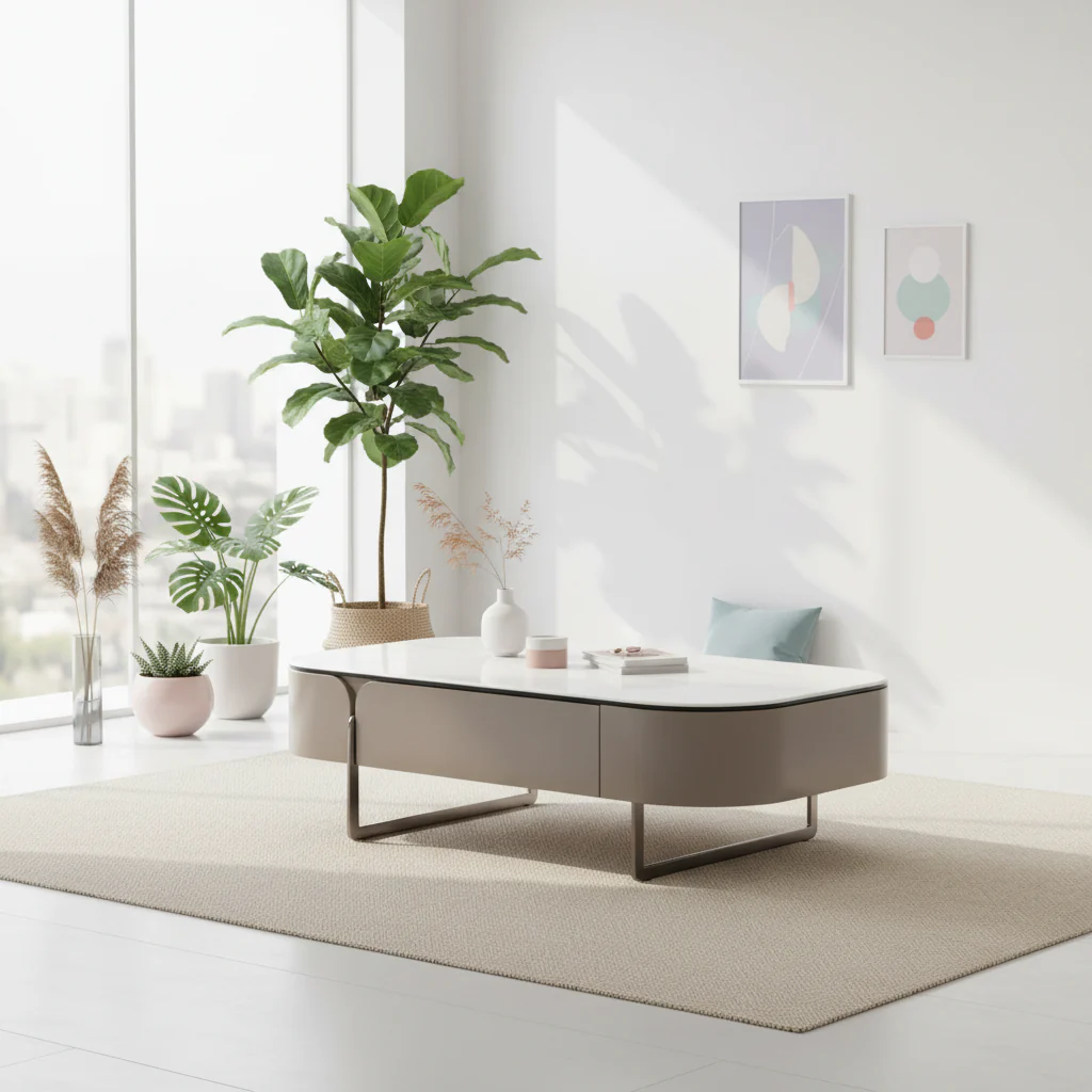 Harmony Marble Coffee Table - Image 3