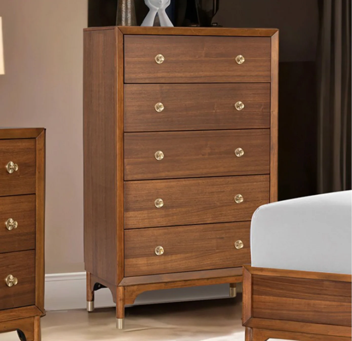Hepburne Mid-Century Modern Chest