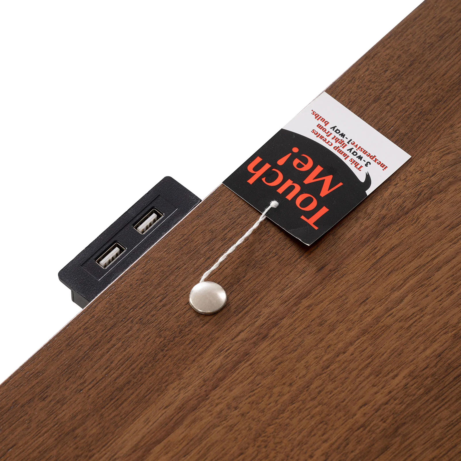 Hepburne Mid-Century Modern Nightstand - Image 4