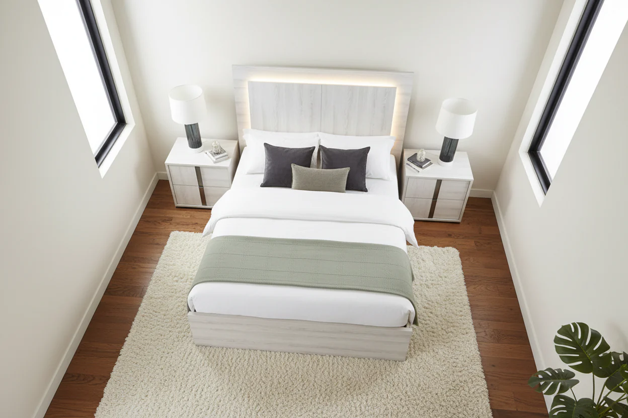 Hornet Modern LED Panel Bed - Image 9