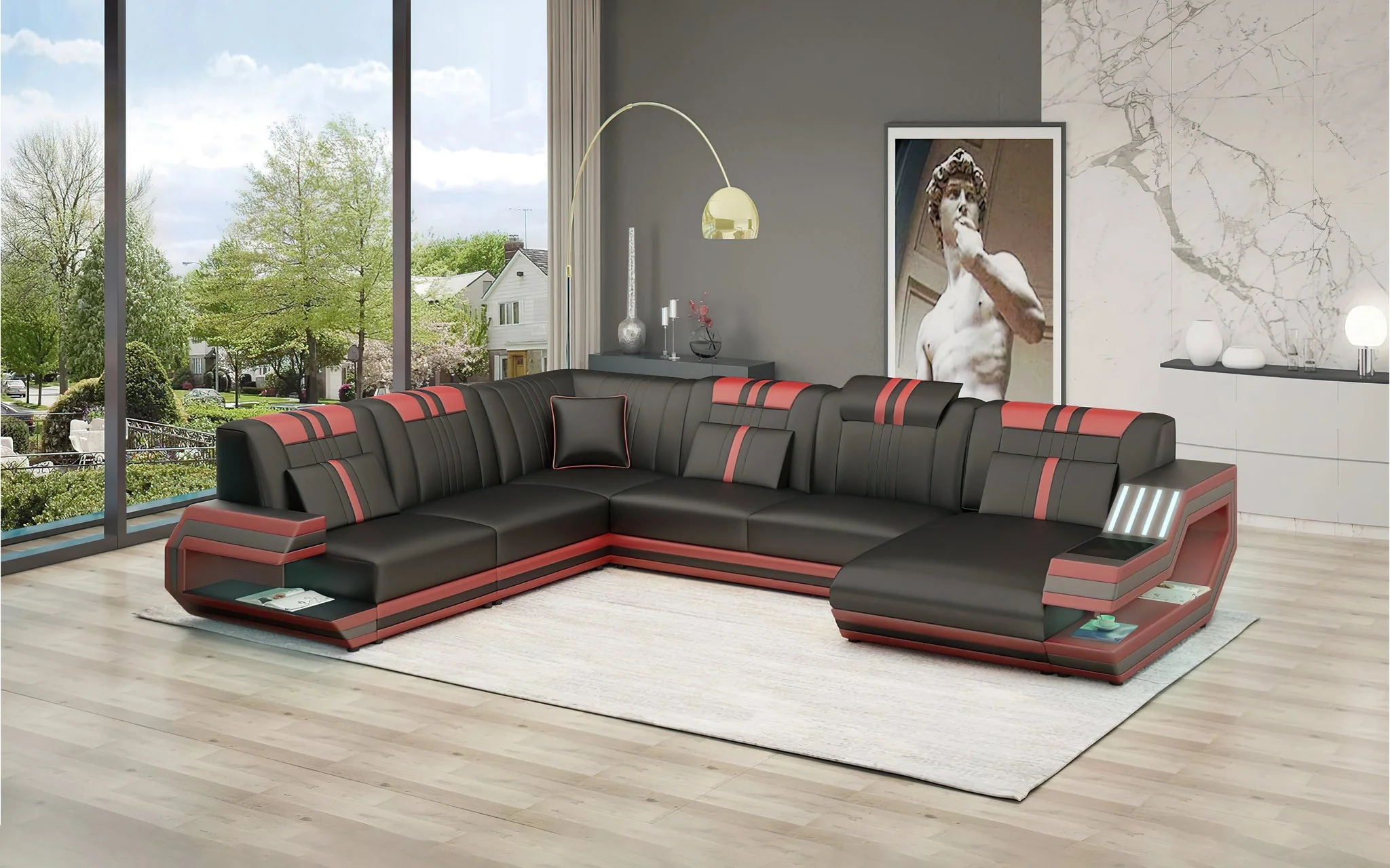 Illume Modern LED Sectional - Image 19