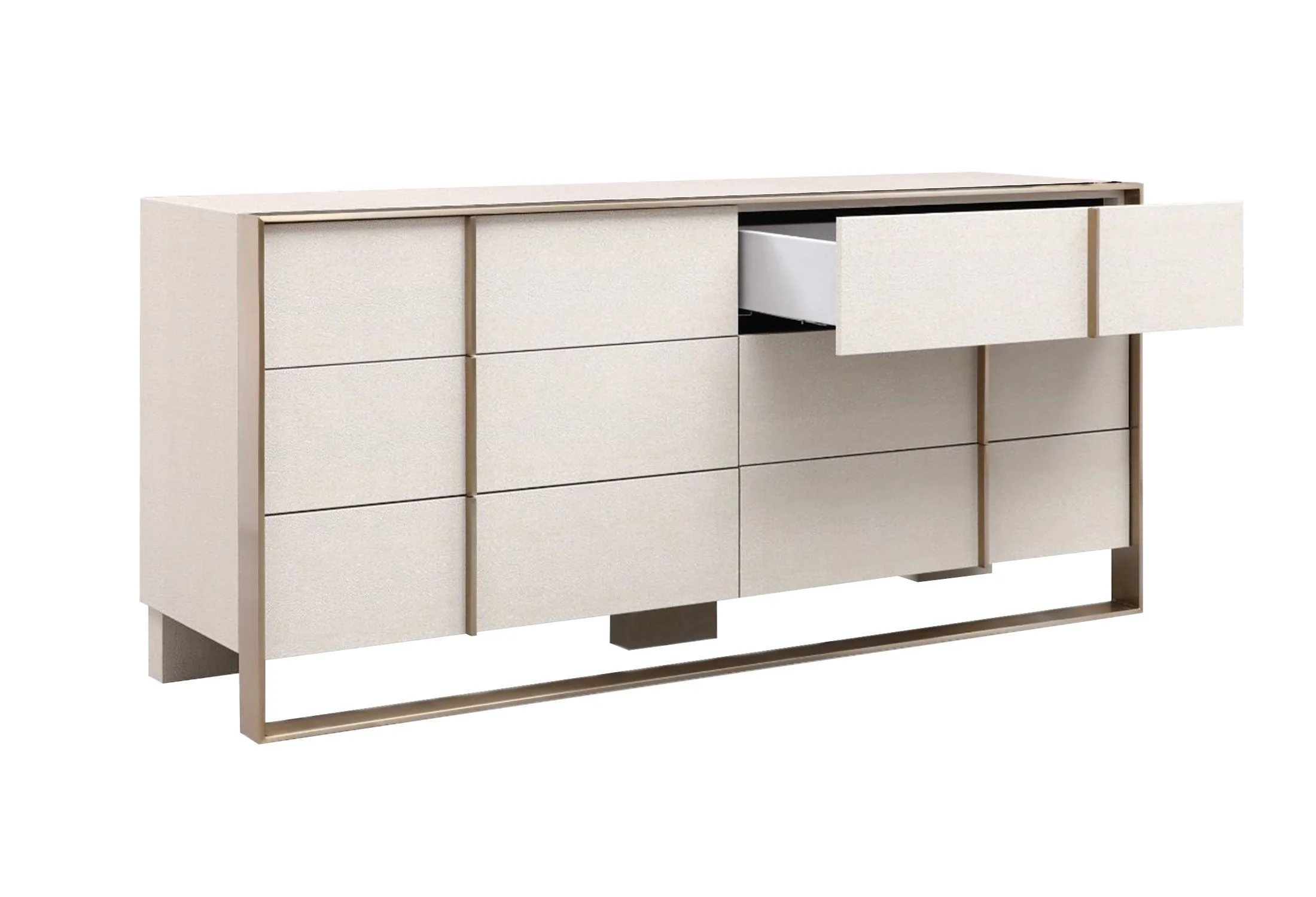 Ivory Luxe Dresser - Image 3