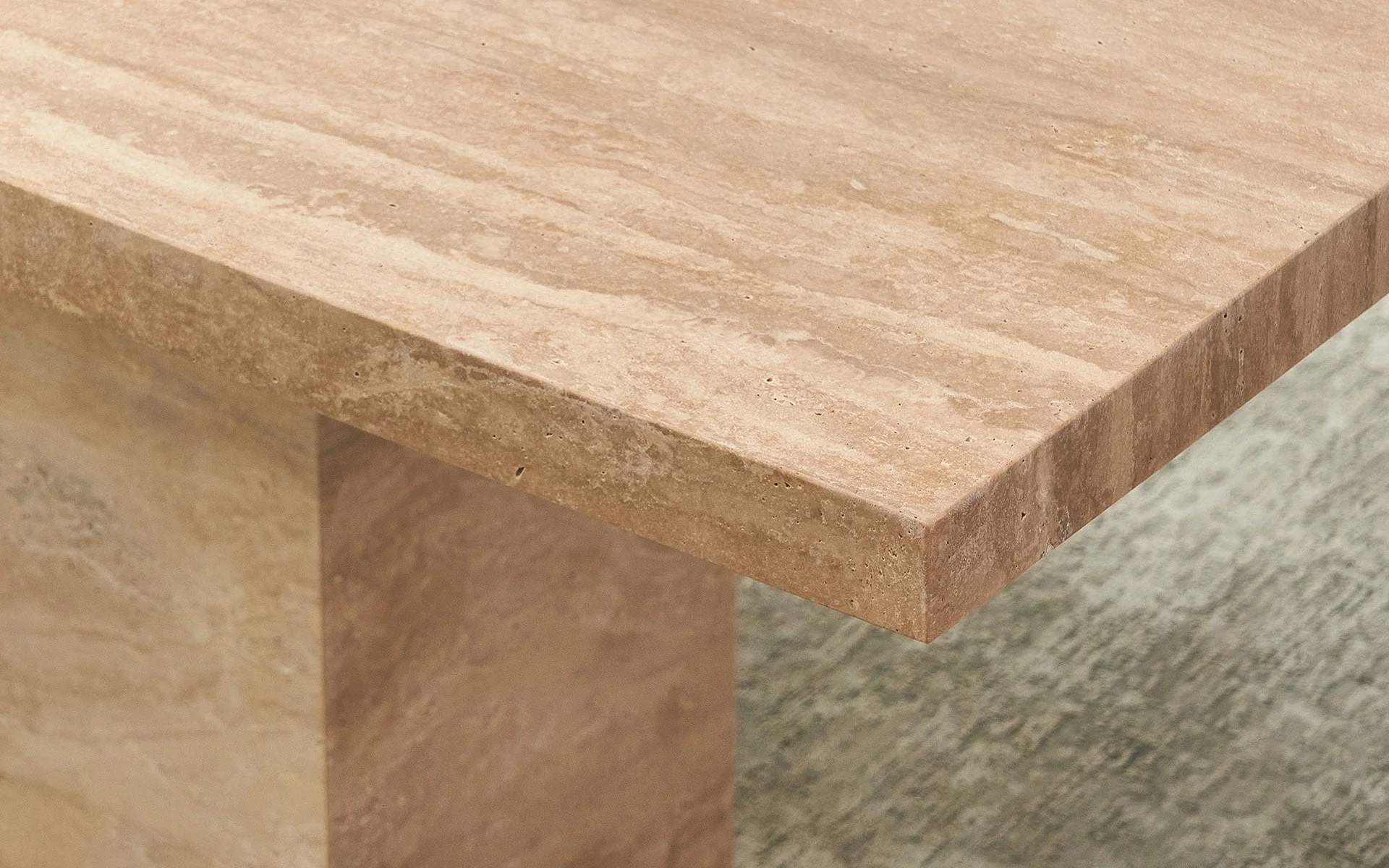 Larimar Travertine Rectangle Coffee Table - Image 13