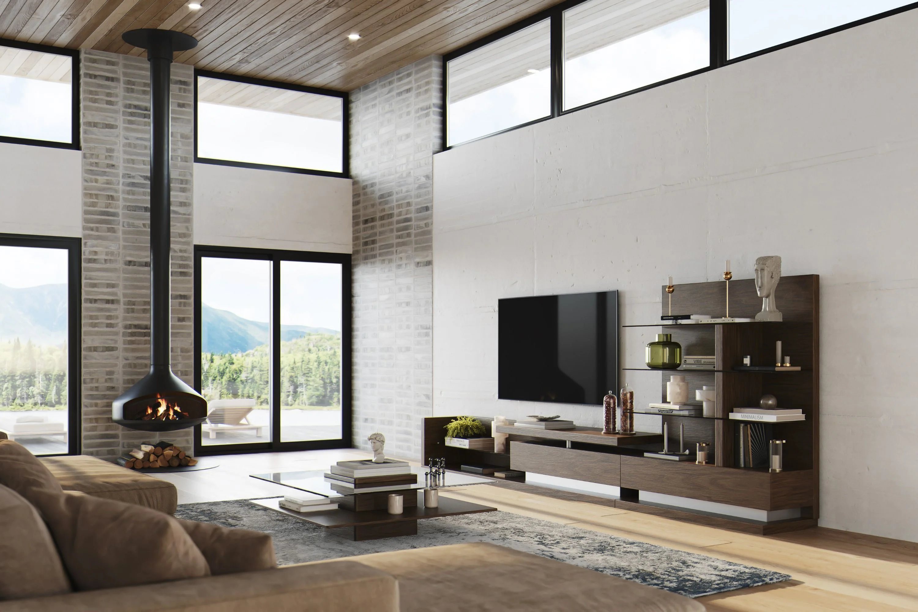 Jefferson Mid-Century Modern Entertainment Center - Image 3