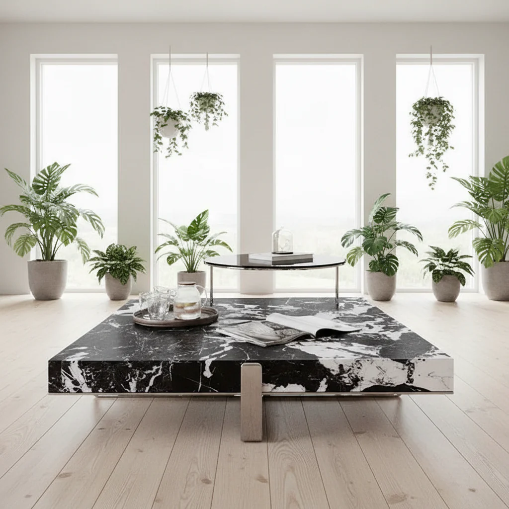 Lillian Marble Coffee Table Set - Image 5