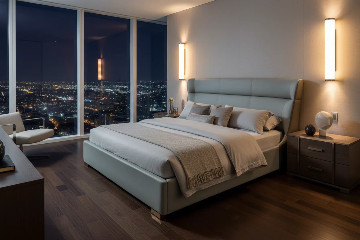 Linea Upholstered Bed - Image 2