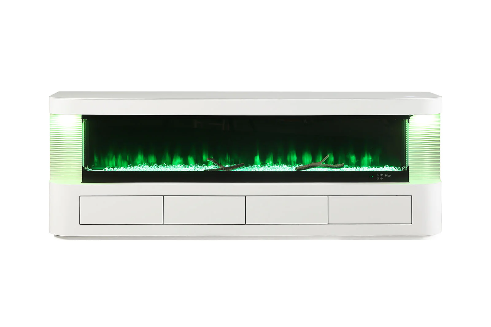 Luken 71" TV Stand w/ Electric Fireplace - Image 3