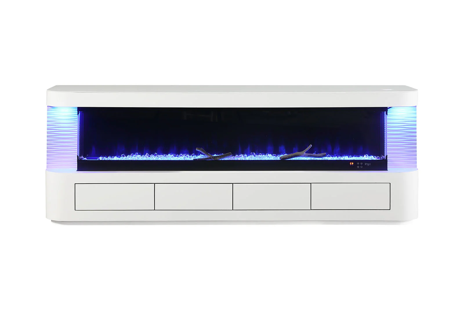 Luken 71" TV Stand w/ Electric Fireplace - Image 4