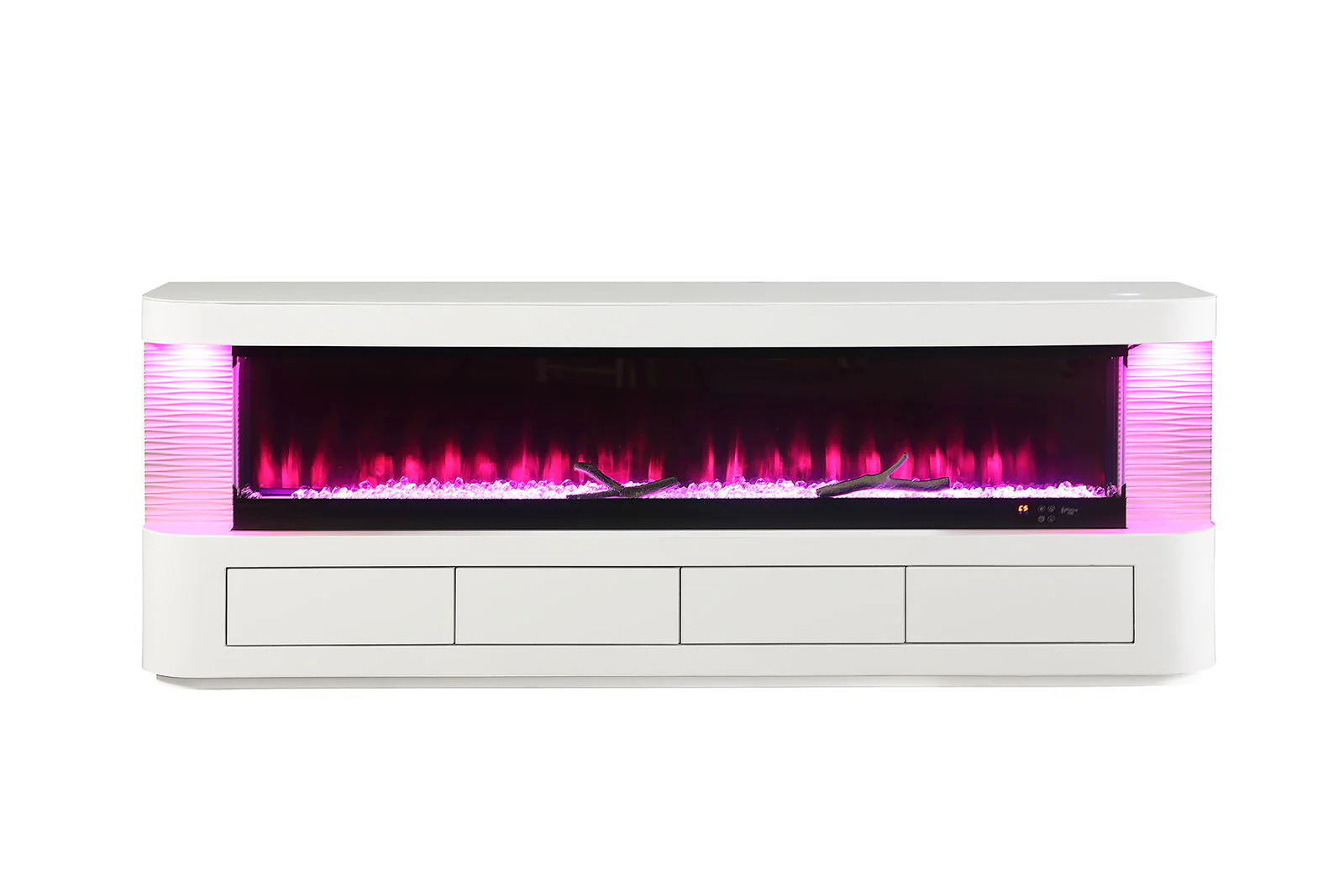 Luken 71" TV Stand w/ Electric Fireplace - Image 6