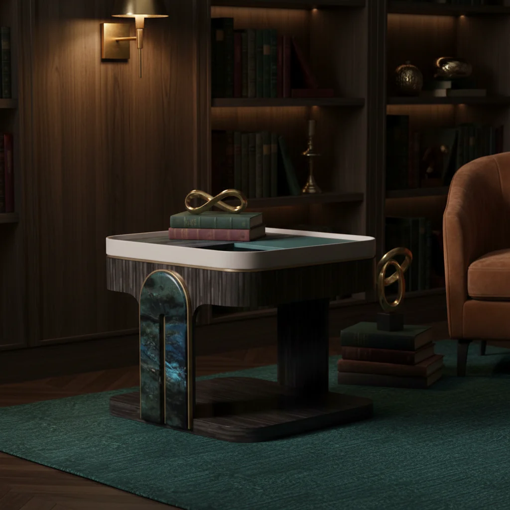 Majestic Emerald End Table - Image 3