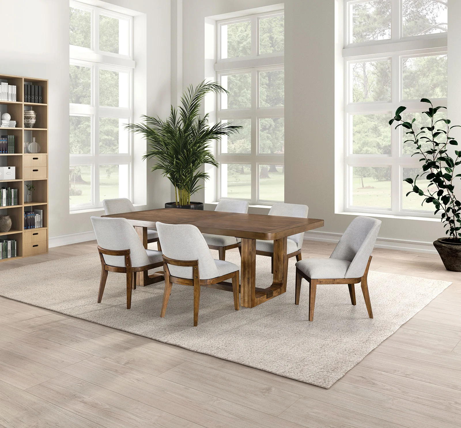 Mandal Expandable Dining Table Set - Image 2