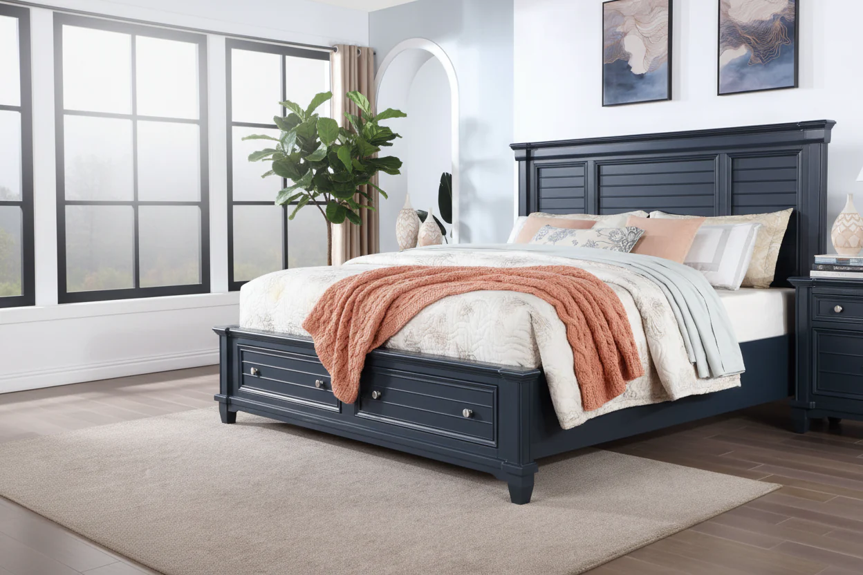 Bond Leather Bed - Image 3