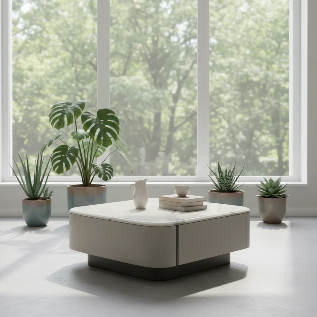 Marble Aura Coffee Table - Image 6