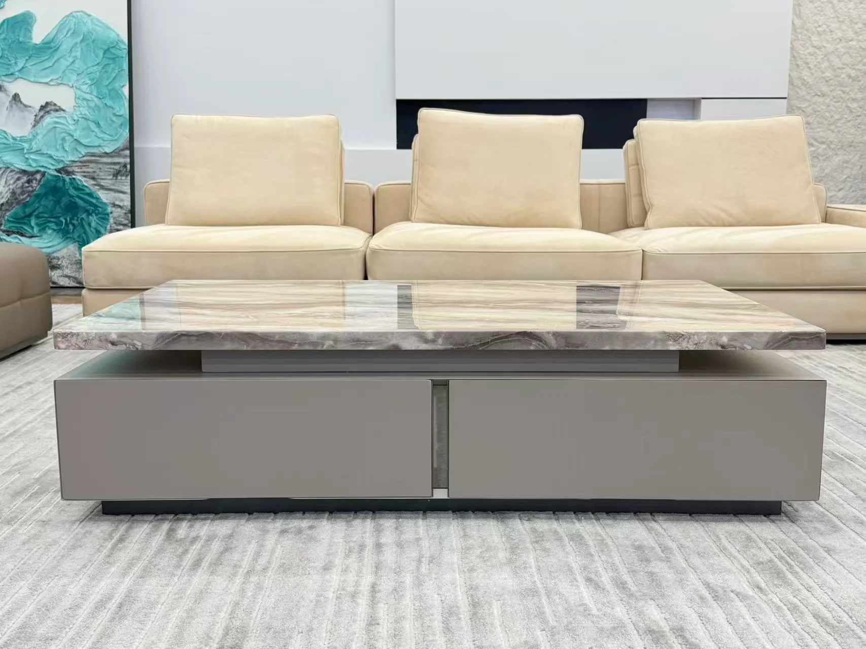 Marble Drift Coffee Table - Image 5