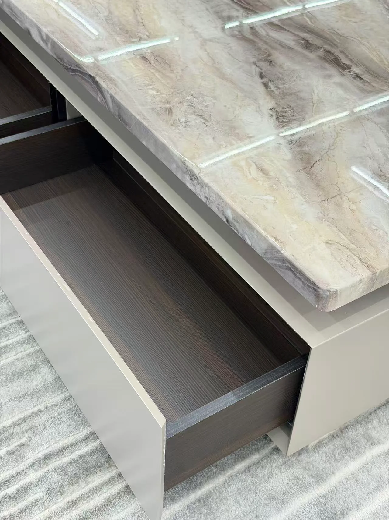 Marble Drift Coffee Table - Image 6