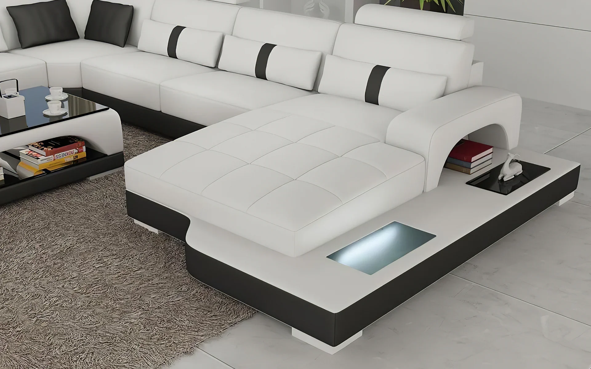 Marque Leather Sectional - Image 4