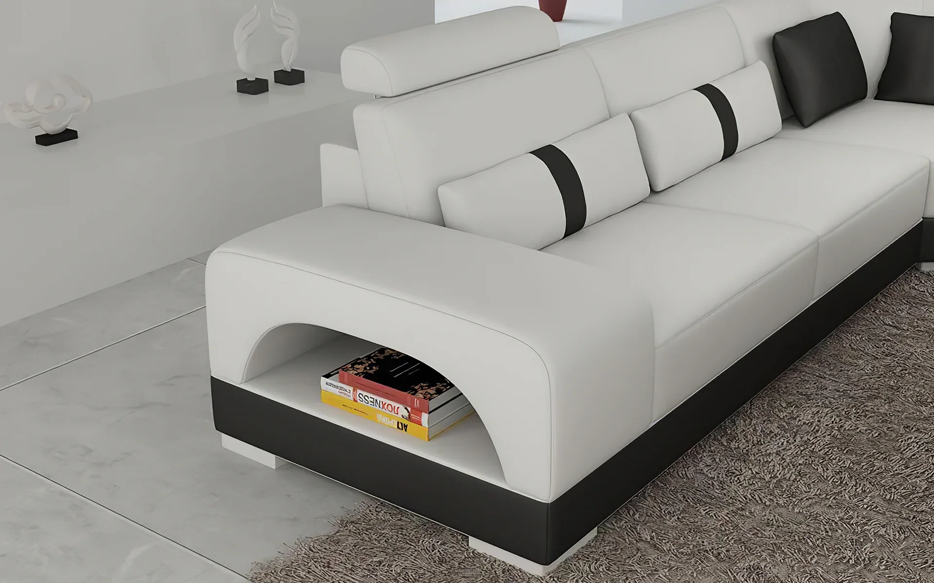 Marque Leather Sectional - Image 5