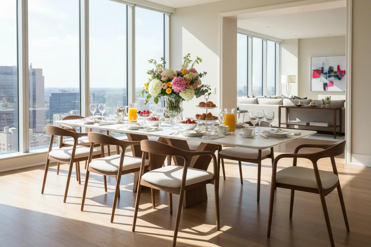Maxridge Marble Dining Table - Image 7