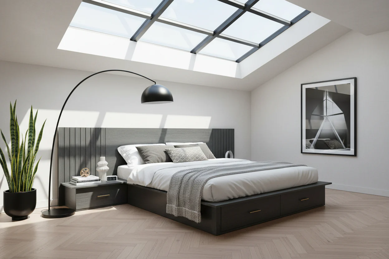 Midnight Pinnacle Storage Bed - Image 7