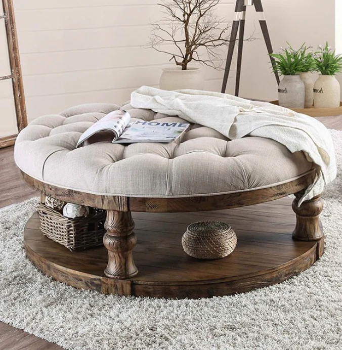 Mika Round Ottoman - Image 2