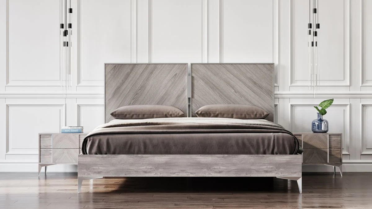 Mirage Grey Panel Bed - Image 11