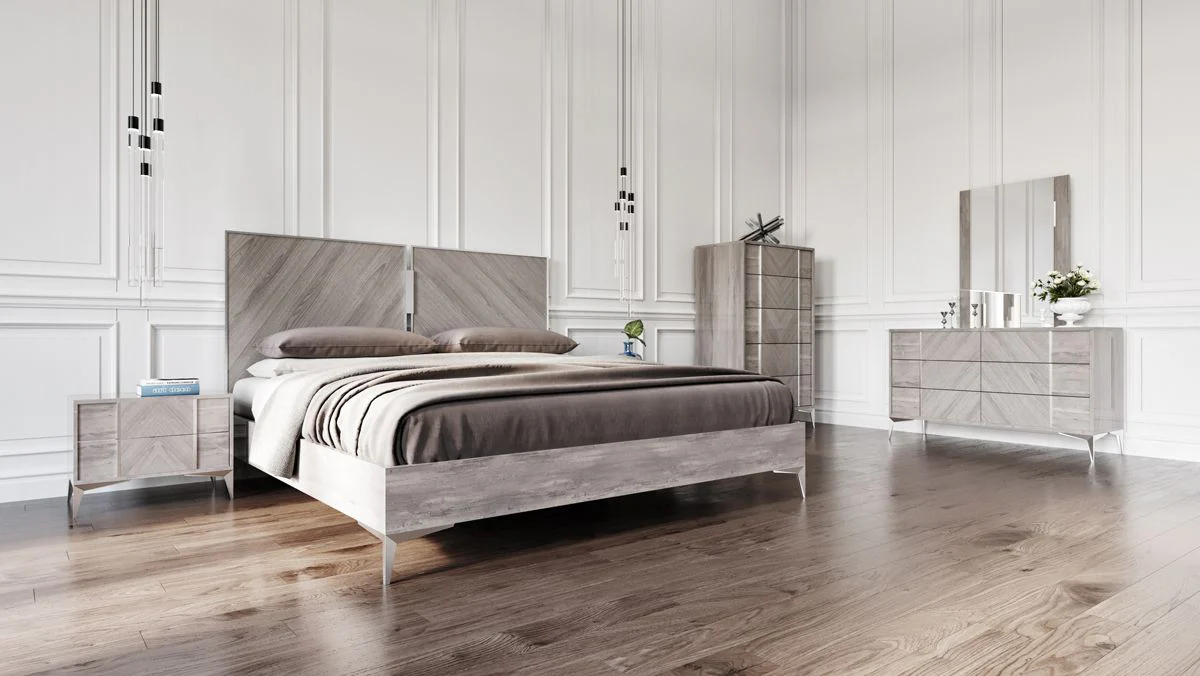 Mirage Grey Panel Bed - Image 12