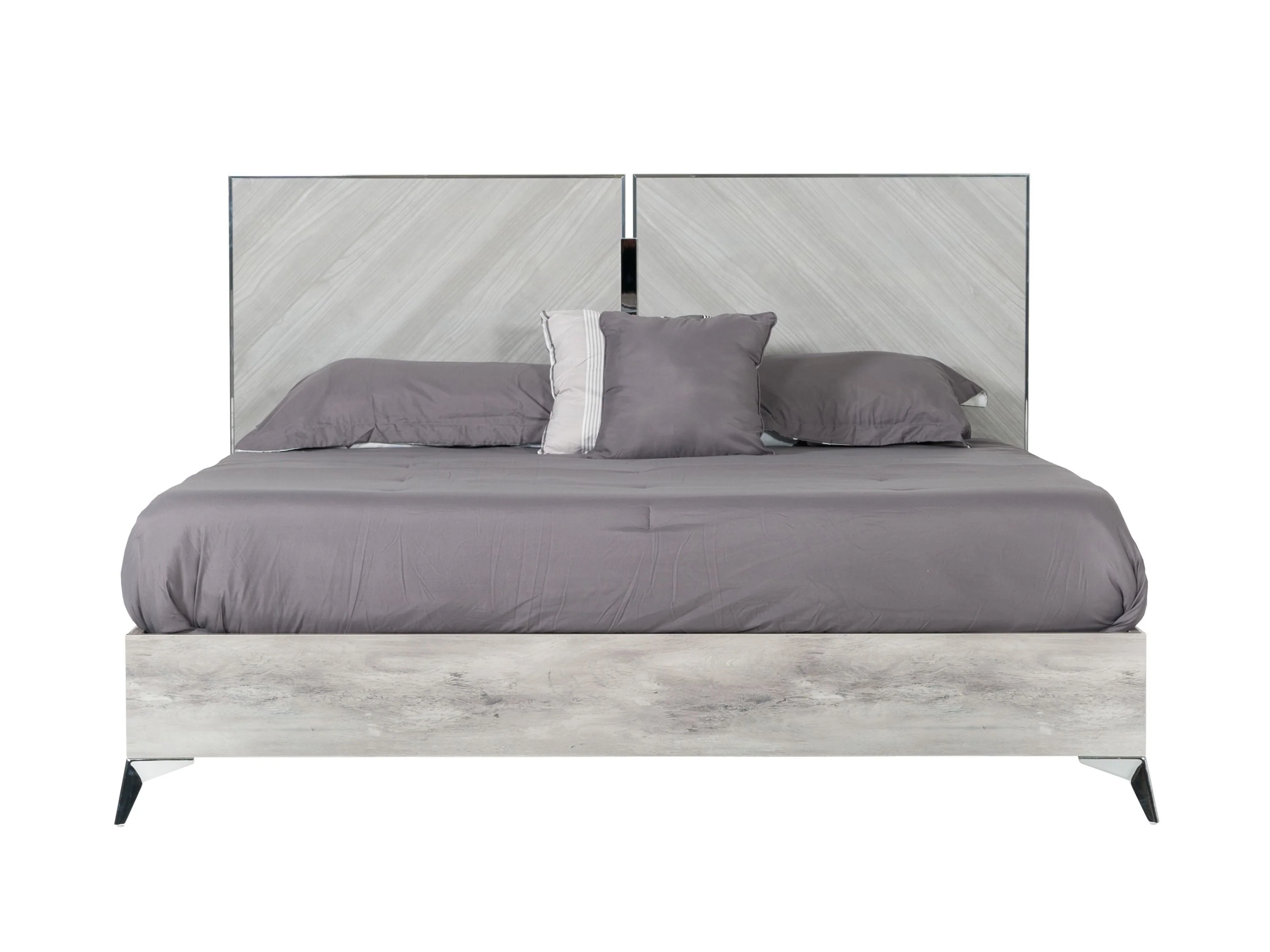 Mirage Grey Panel Bed - Image 13