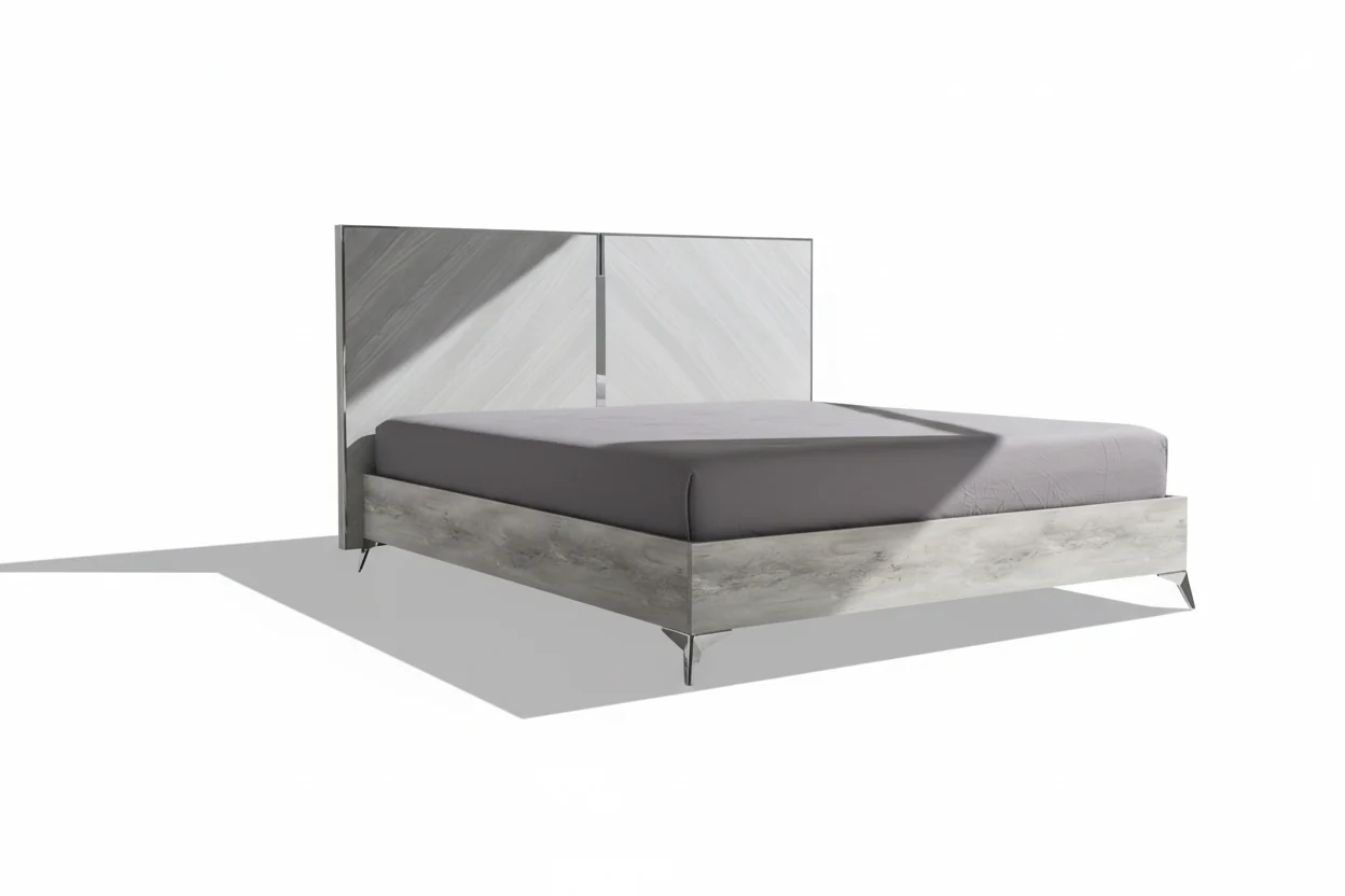 Mirage Grey Panel Bed - Image 16