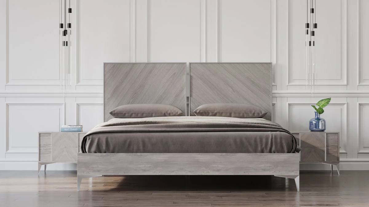 Mirage Grey Panel Bedroom Set