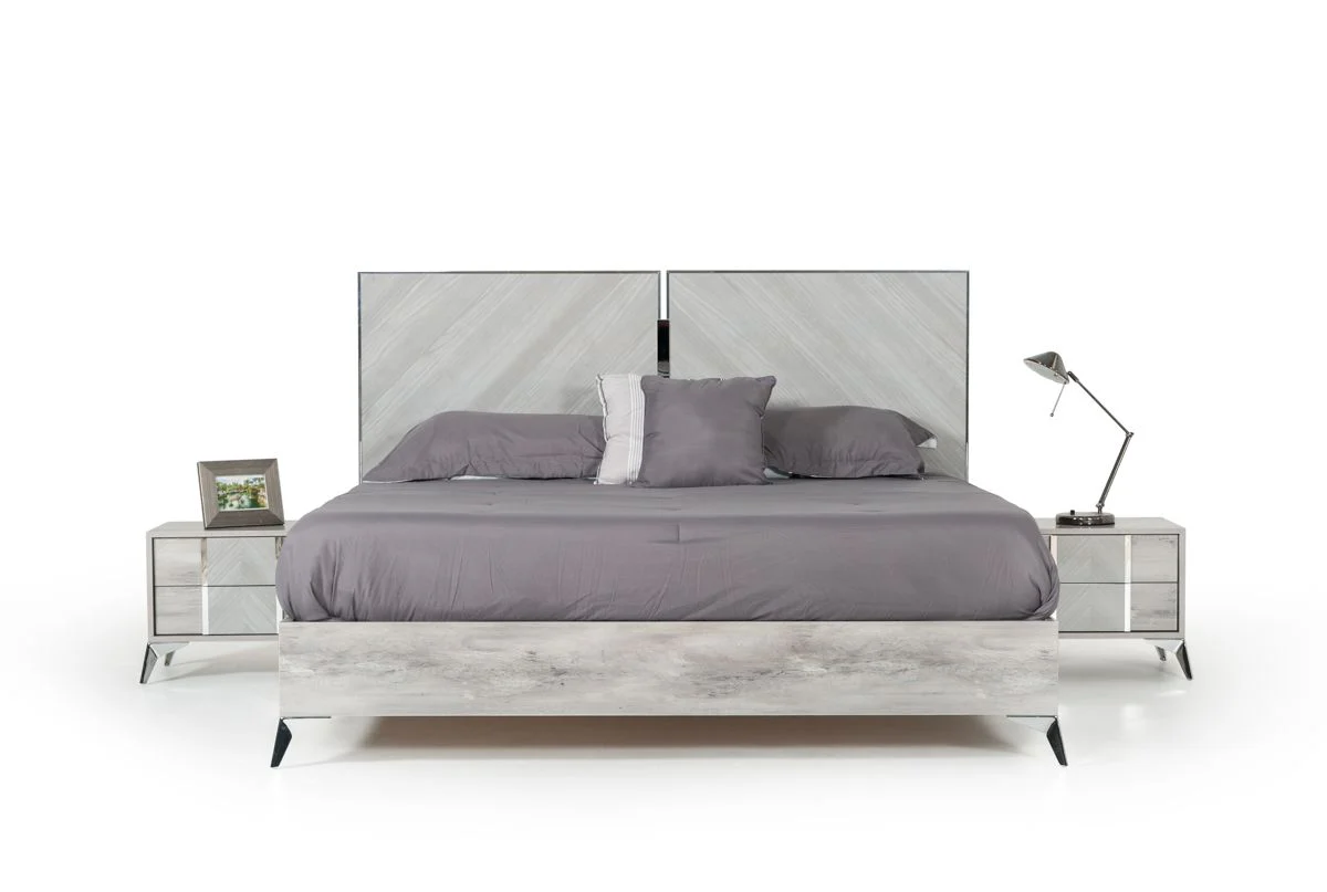 Mirage Grey Panel Bedroom Set - Image 3