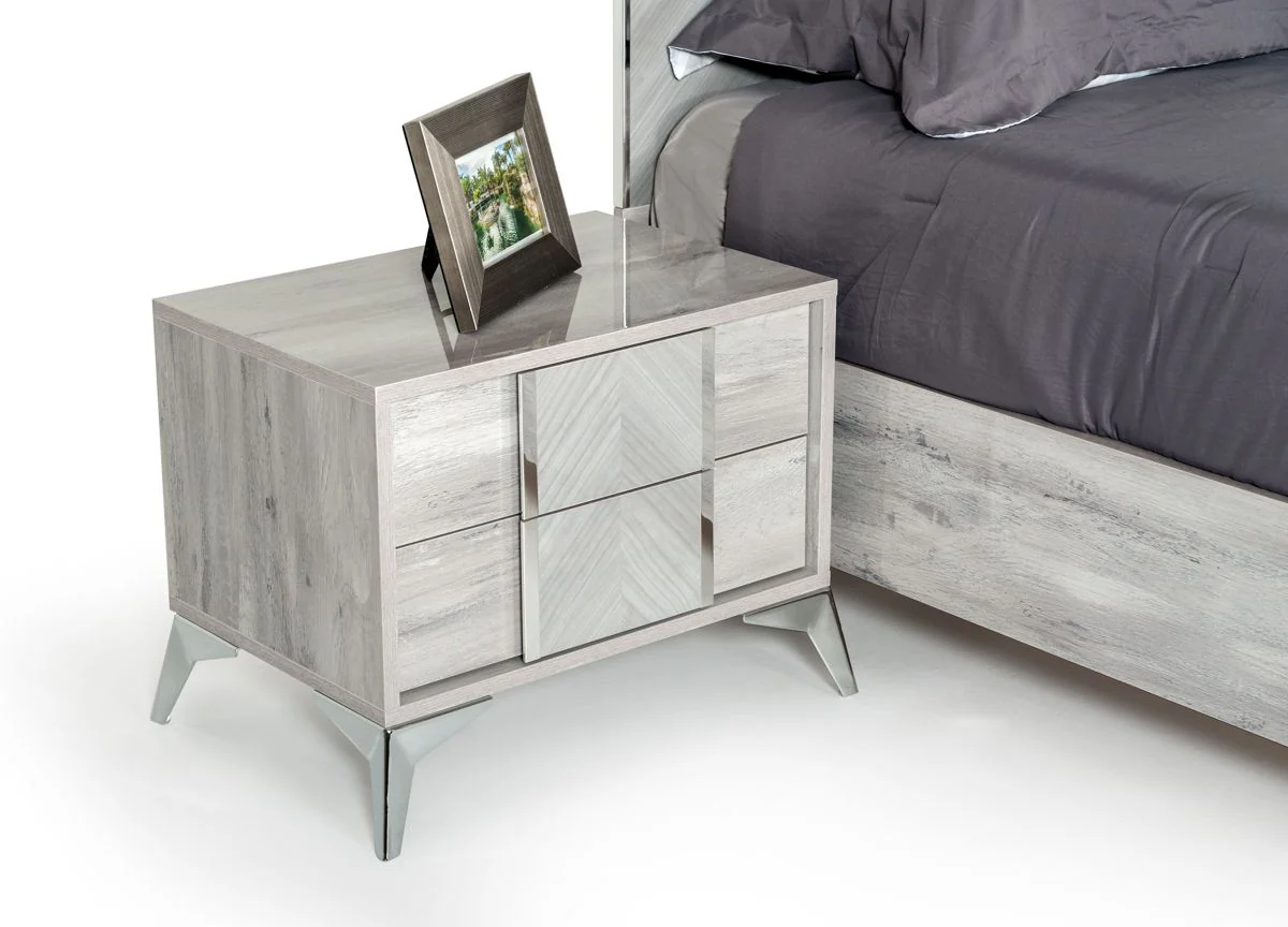 Mirage Grey Panel Bedroom Set - Image 6