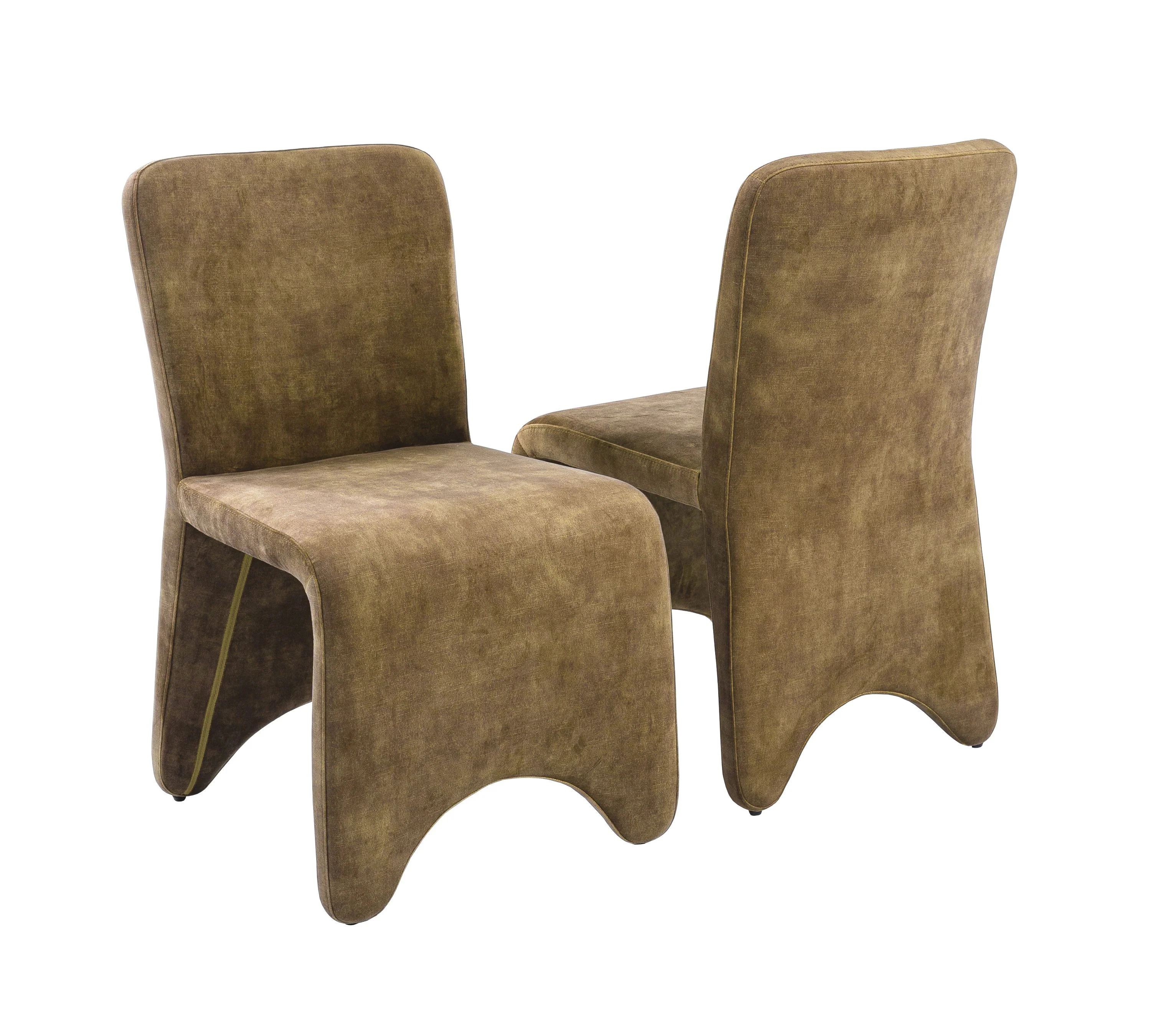 Mod Wave Velvet Dining Chair - Image 14
