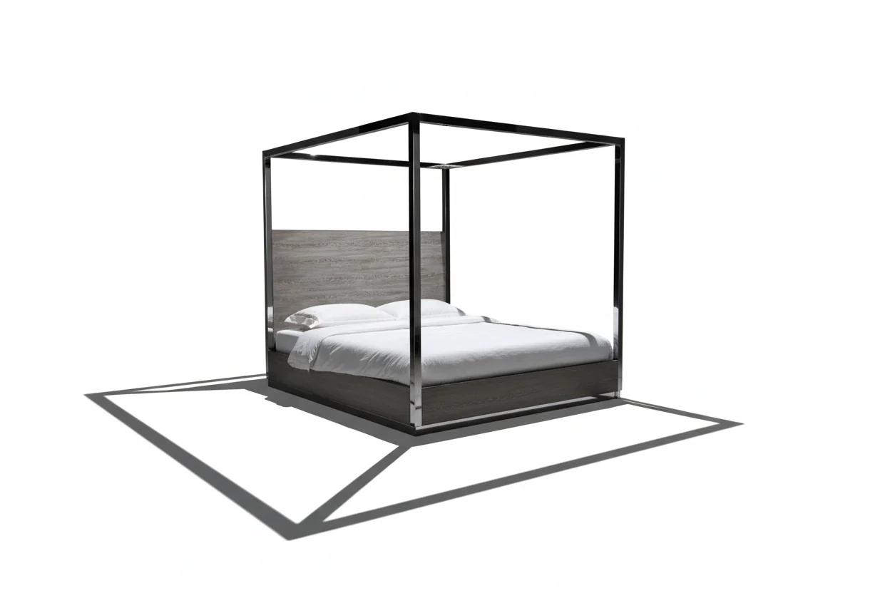 Modern Canopy Bed - Image 15