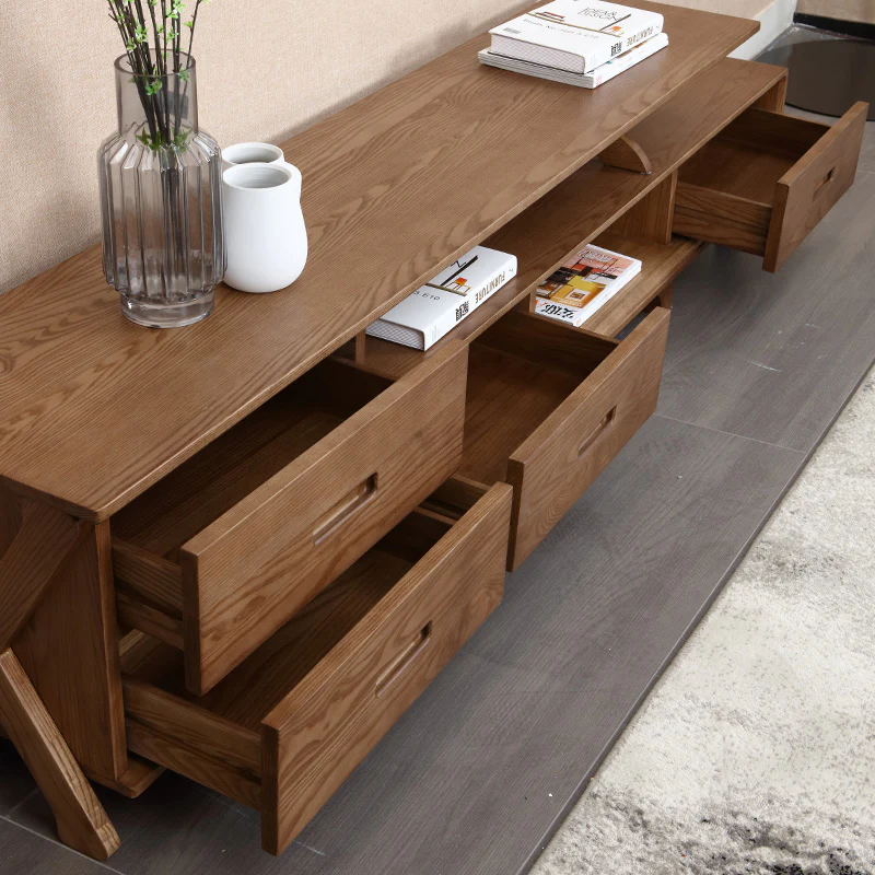 Modern Oak TV Stand - Image 3