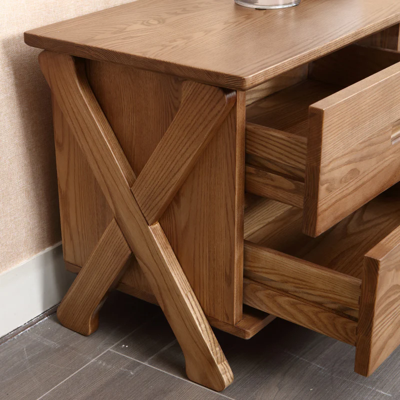 Modern Oak TV Stand - Image 5