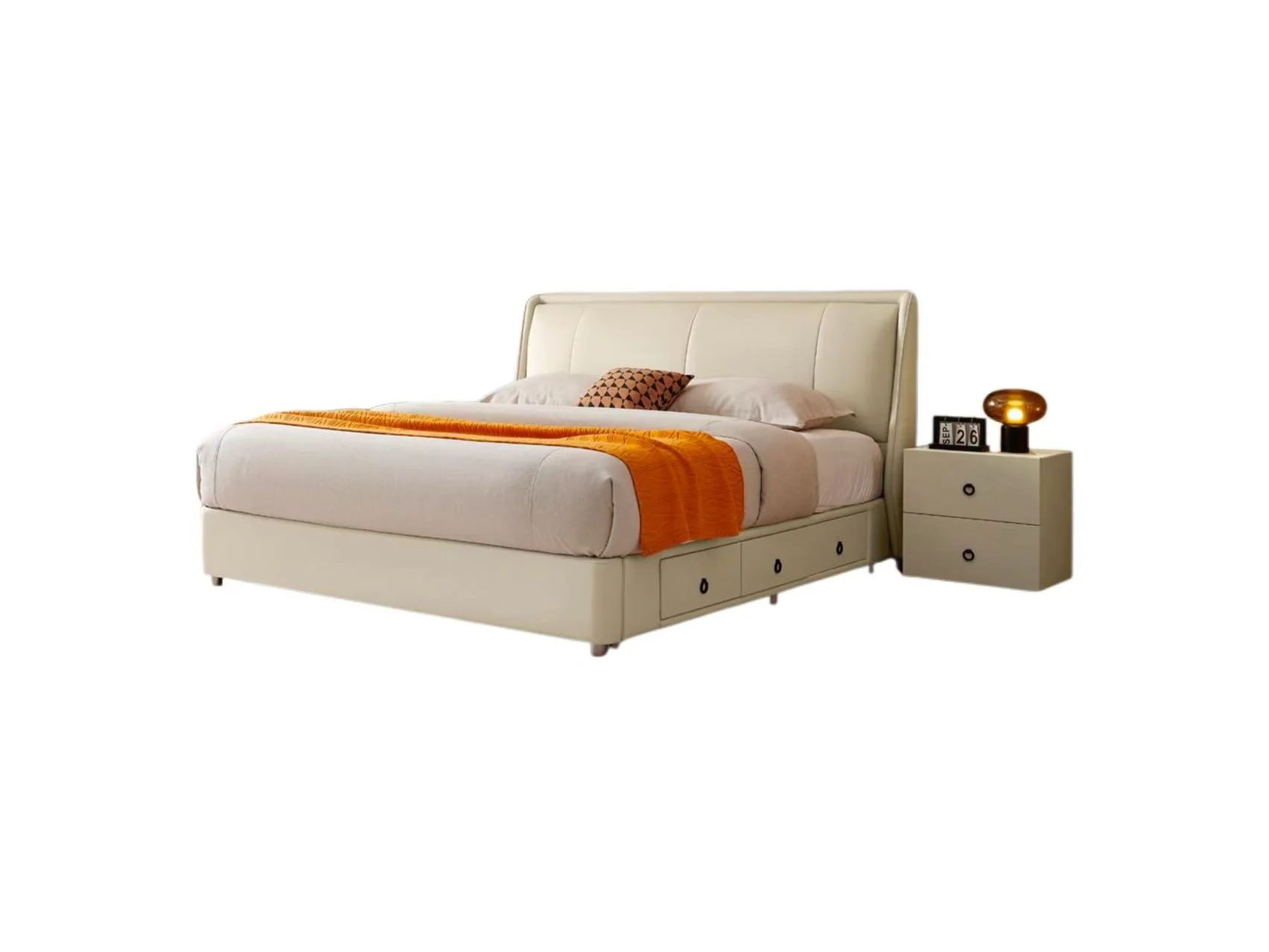 Camille Modern Storage Platform Bed - Image 13