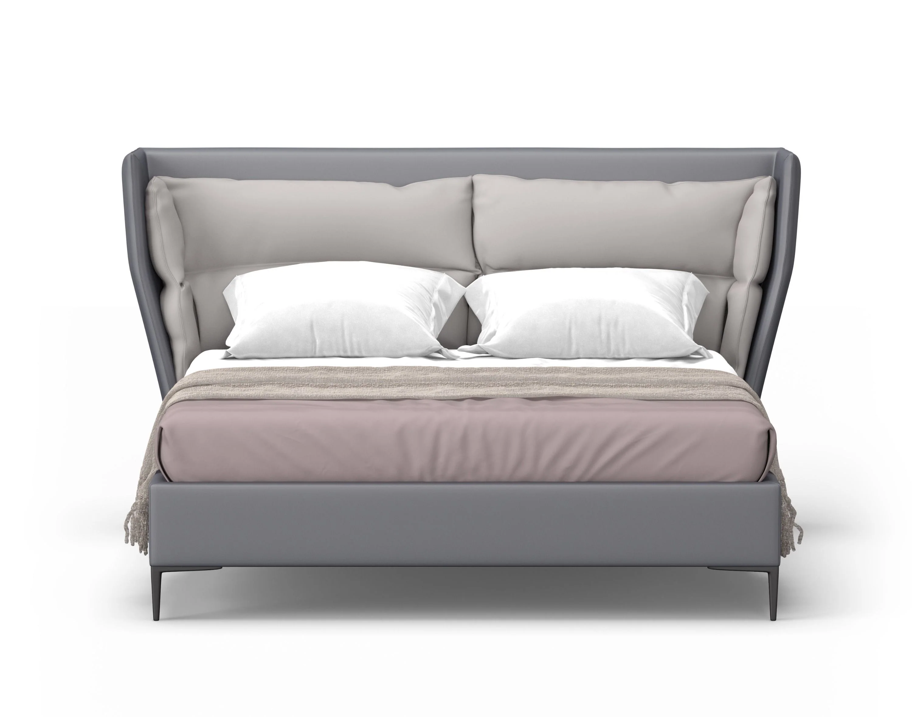 Modern Wingback Elegance Bedroom Set - Image 4