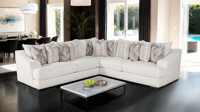Moorpark Off-White Upholstered Sectional - Image 2