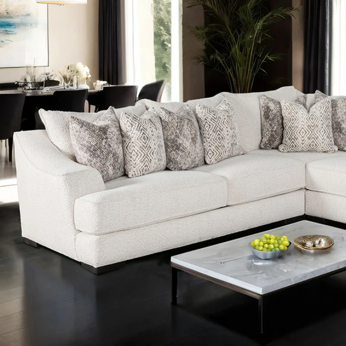 Moorpark Off-White Upholstered Sectional - Image 3