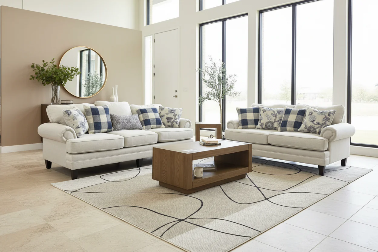 Nash Transitional Sofa Set - Image 9